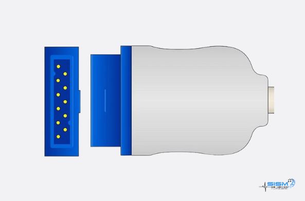 Cable adaptador SpO2 compatible Datex-Ohmeda® OxyTip® OXY-ES3