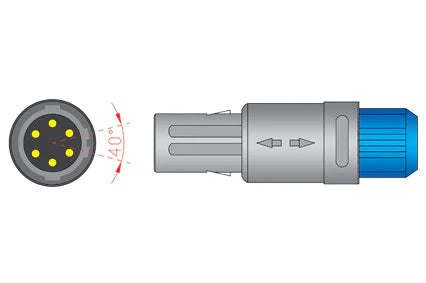 Sensor SpO2 conexión directa compatible Philips