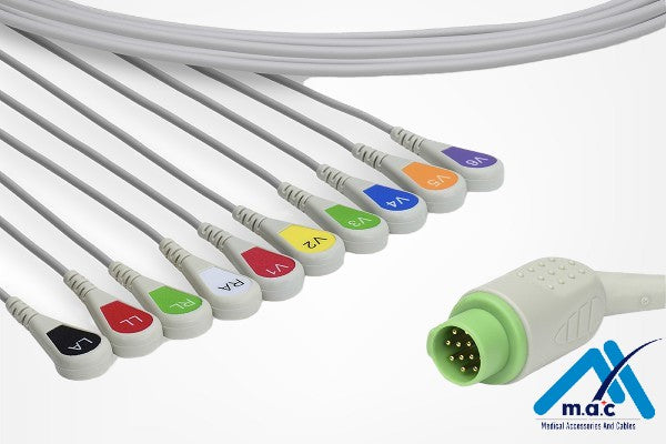 Cable ECG de una pieza Fukuda Denshi