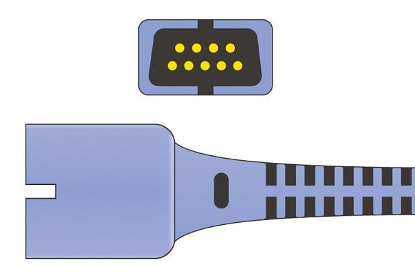 Cable adaptador SpO2 Nellcor de Oximax a tecnologia no-Oximax