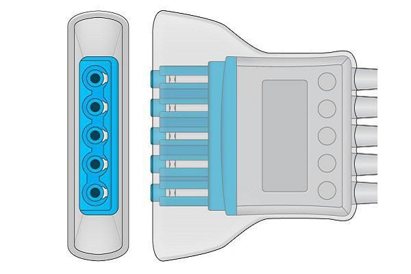 Set de latiguillos compatibles Philips Viridia Telemetry