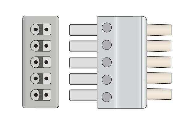 Set de latiguillos Draeger con HF
