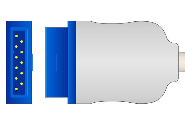 Cable adaptador SpO2 compatible GE Nellcor