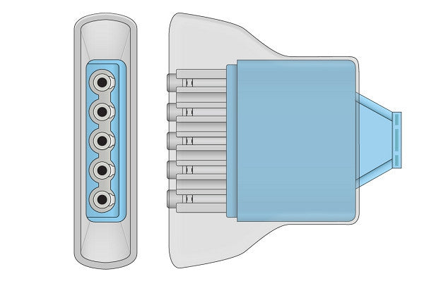 Set de latiguillos ECG desechables Philips Telemetry