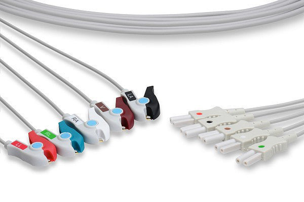 Set de latiguillos ECG compatibles Spacelabs TruLink