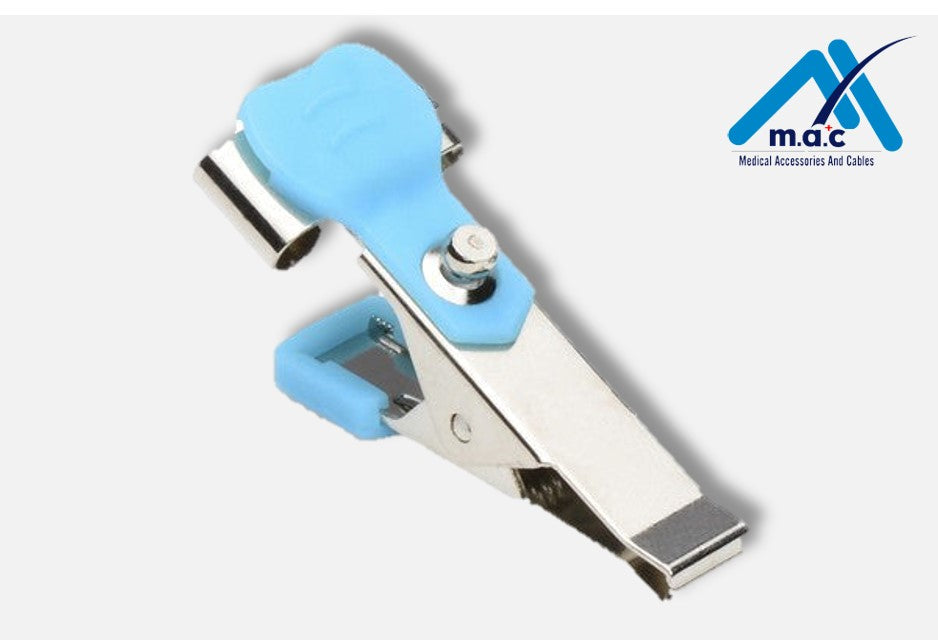 Electrodo ECG clip caiman para uso veterinario