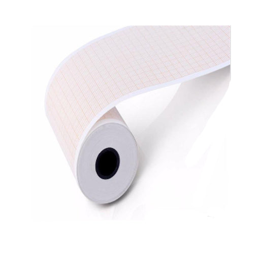 Papel Para ECG Compatible con Contec ECG 600 110mmx30m Cuadriculado