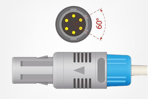 Sensor SpO2 conexión directa compatible Mindray Masimo