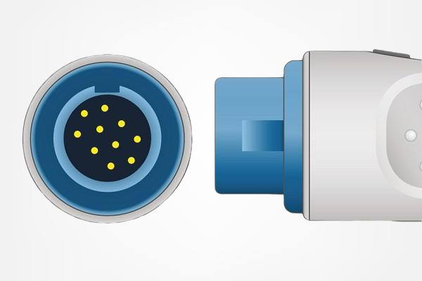Sensor SpO2 conexión directa compatible Nihon Kohden