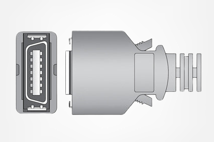 Cable adaptador SpO2 compatible Masimo LNOP PC08 1005