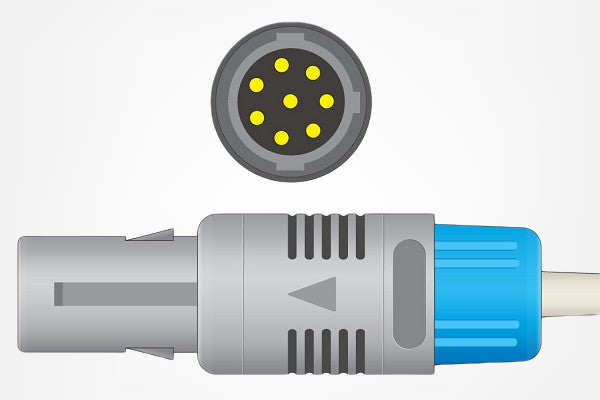 Cable adaptador SpO2 compatible Edan M8 Oximax®