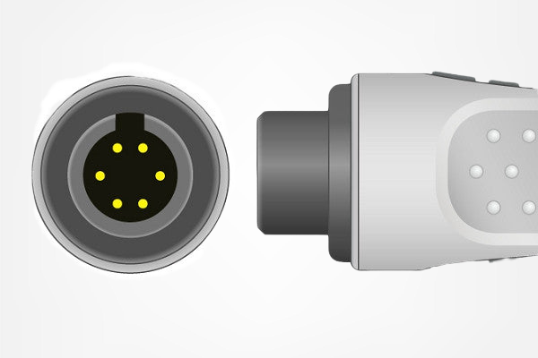 Cable ECG de una pieza compatible Datascope