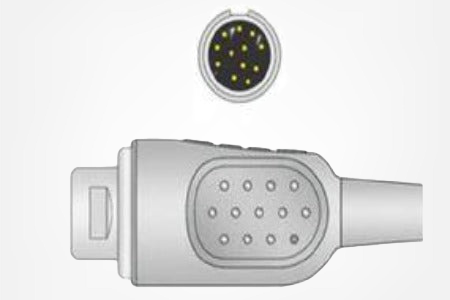 Cable ECG de una pieza compatible Philips