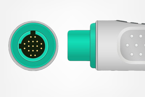 Cable ECG de una pieza compatible Spacelabs