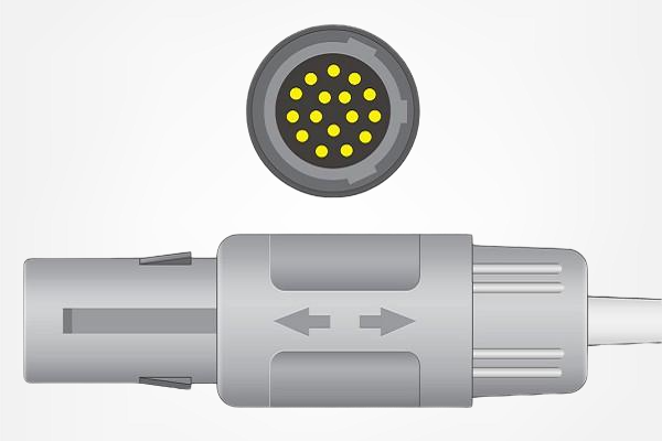 Cable ECG de una pieza Primedic Defi-Monitor