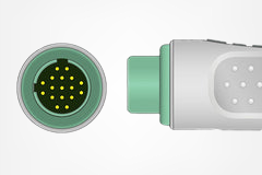 Cable ECG de 12 latiguillos Spacelabs