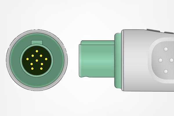 Cable ECG de una pieza Hellige
