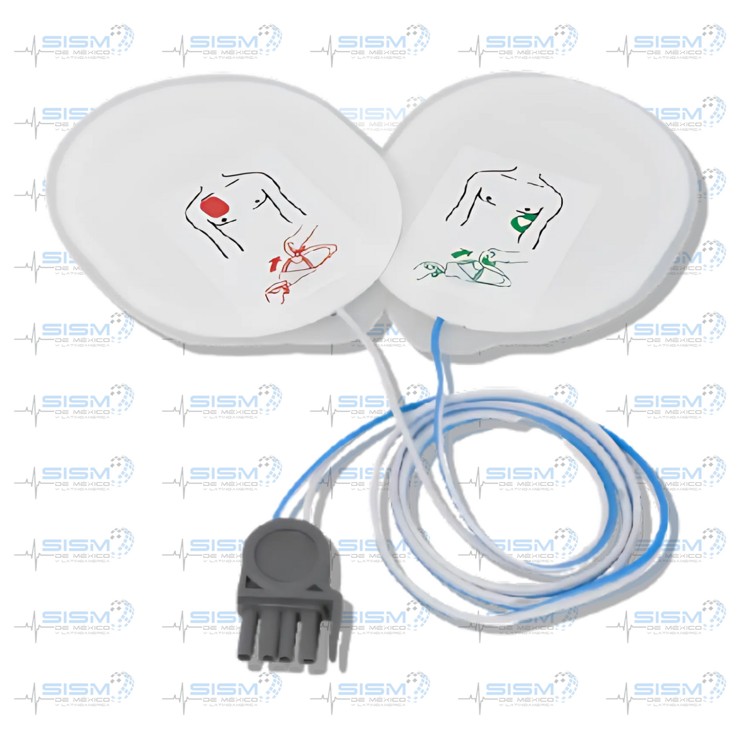 Electrodos Desechable Compatible con Lifepak y Mindray