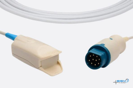 Sensor SpO2 conexión directa compatible Siemens y Draeger