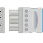 Set de latiguillos ECG Compatibles Nihon Kohden