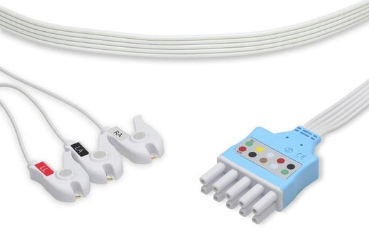 Set de Latiguillos ECG Desechables Spacelabs