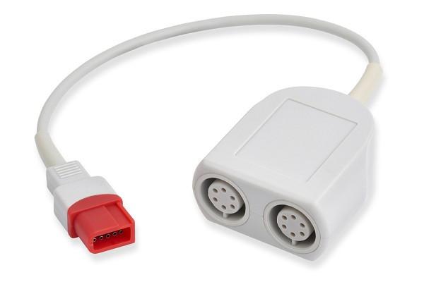 Cable convertidor IBP a 6-Pin doble Spacelabs