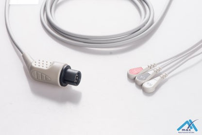 Cable ECG de una pieza compatible Datascope