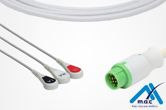 Cable ECG de una pieza Mennen
