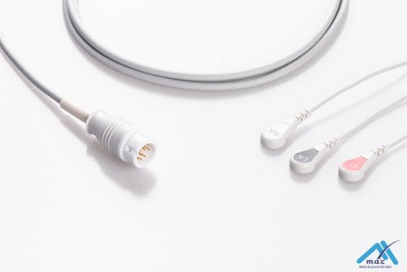 Cable ECG de una pieza compatible Philips