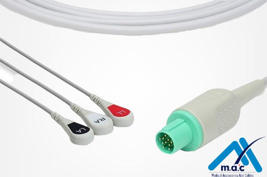 Cable ECG de una pieza Hellige
