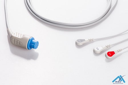 Cable ECG de una pieza compatible Datex-Ohmeda