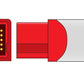 Cable convertidor IBP a 6-Pin doble Spacelabs