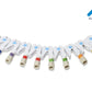 Set de conectores de electrodos compatibles GE CAM 14, AM4, AM5