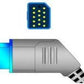Cable adaptador SpO2 compatible Nihon Kohden® JL-900P