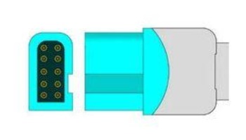 Cable adaptador SpO2 compatible Spacelabs® Nellcor®