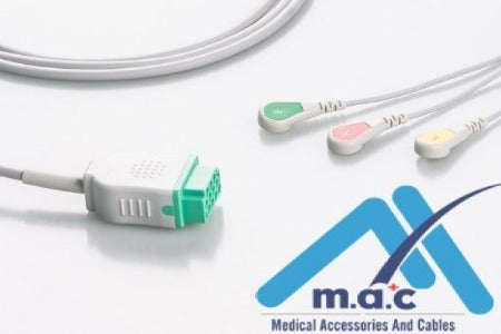 Cable ECG de una pieza compatible GE Marquette