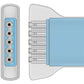 Set de latiguillos ECG desechables Philips Telemetry