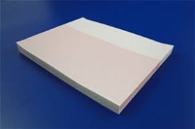 Papel para ECG Hewlett-Packard Philips Compatible M1707A Paq. con 10 piezas