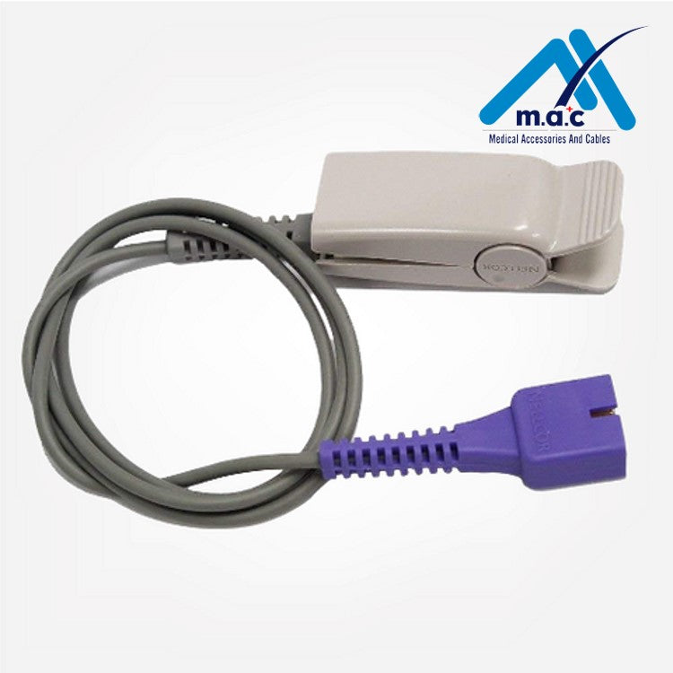 Sonda Saturimetrino Dito Adulto Riutilizzabile - Compatibile Nellcor DS-100A - 9 Pin DB9 - Foto 4