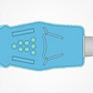Sensor SpO2 corto compatible Datex-Ohmeda® OxyTip+® OXY-F-UN