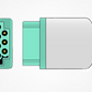 Cable ECG de una pieza compatible GE Marquette
