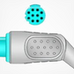Cable ECG de una pieza compatible Datex-Ohmeda