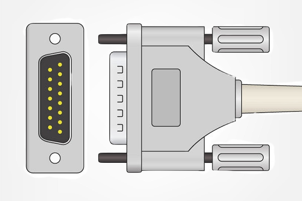 Cable EKG Schiller (tornillo corto)