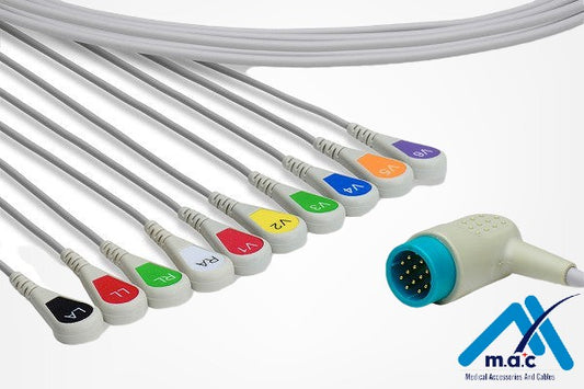 Cable EKG Compatible Lifepak Physio Control